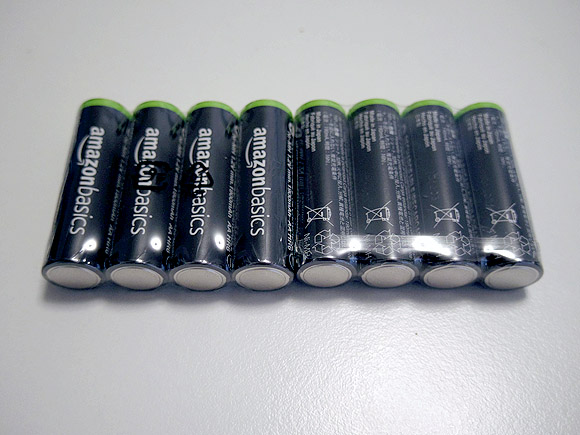 Amazonベーシック 充電式ニッケル水素電池 単3形8個パック
