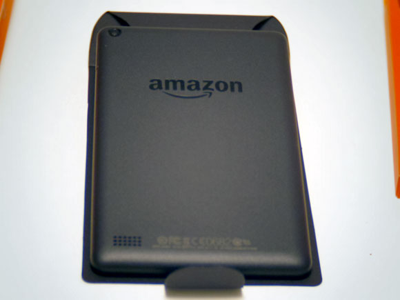 Amazon Fireタブレット8GBブラックの裏側